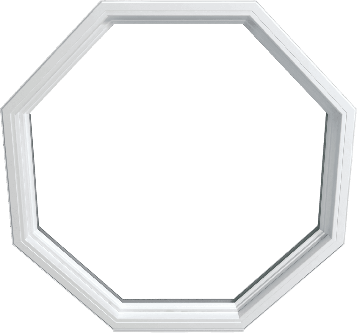 White Infinity Octagon window.