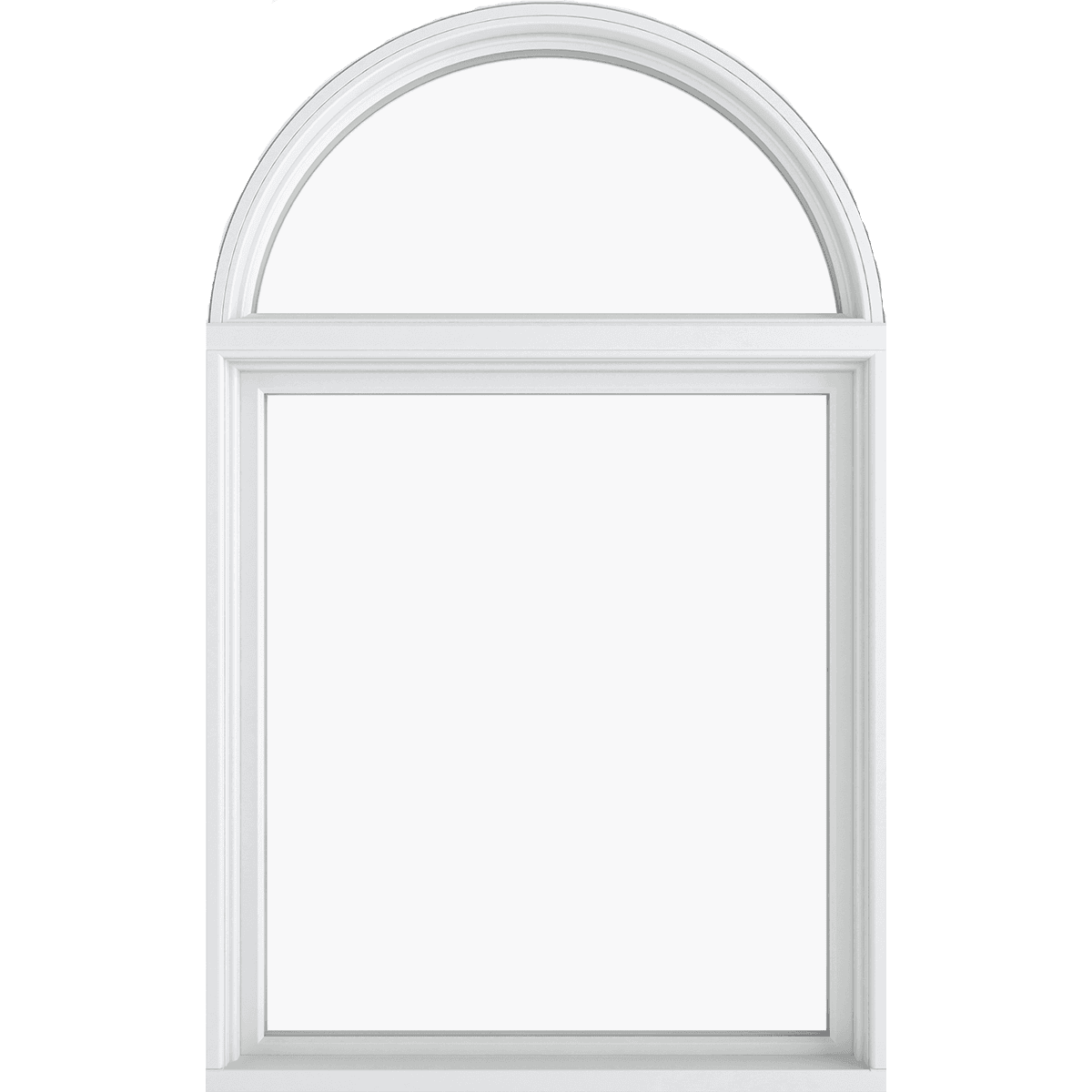 An Infinity from Marvin round top window configuration.
