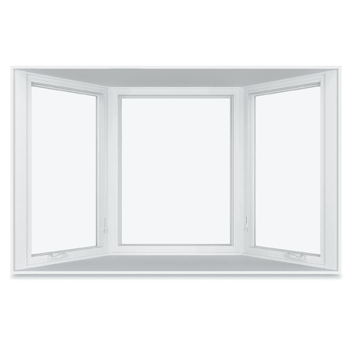 Infinity Casement Bay window with center picture window.