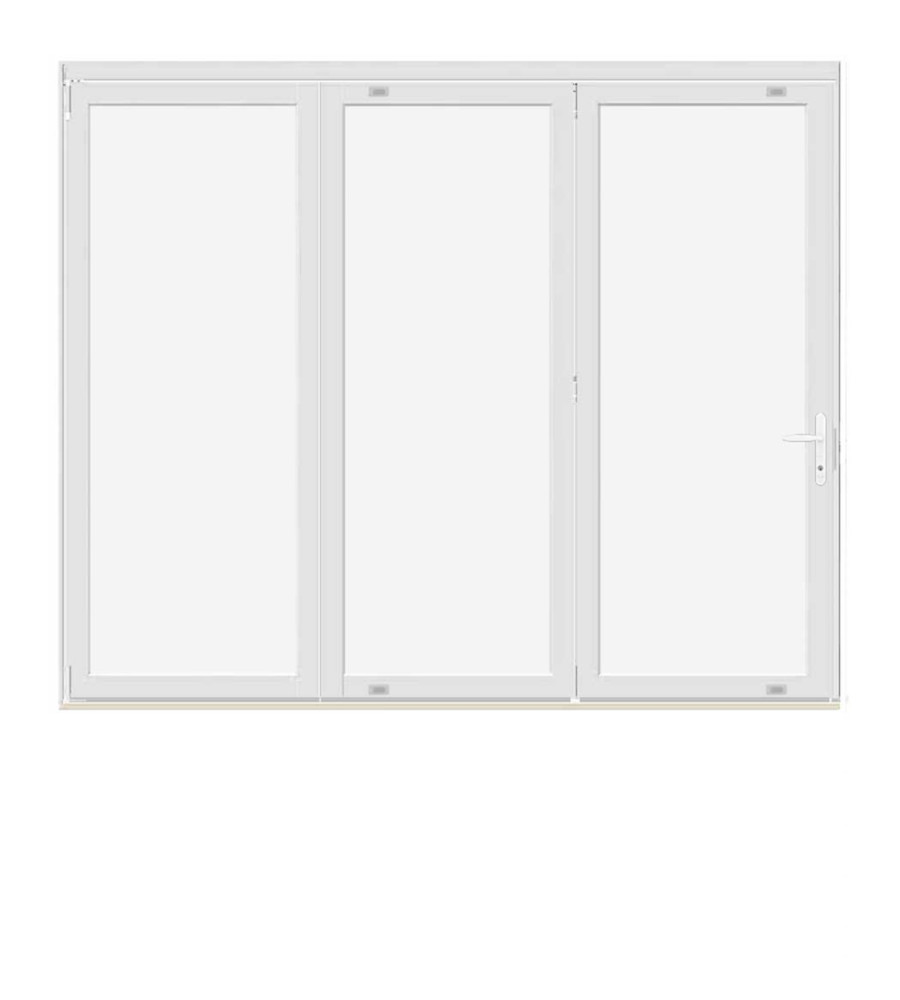 White Bi-Fold door