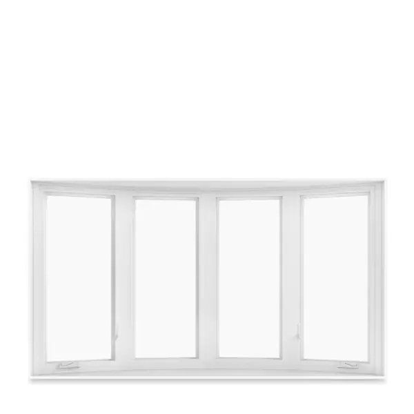 white bow window