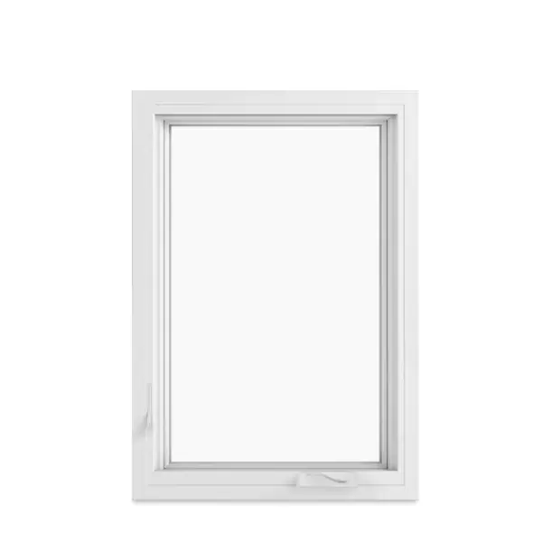 white casement window