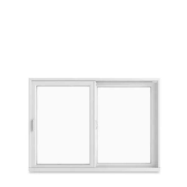white glider window